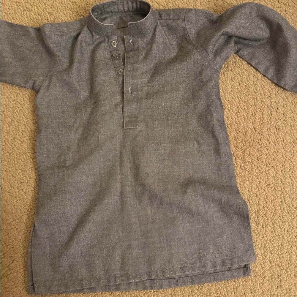 Kids Gray Casual shlwar kameez